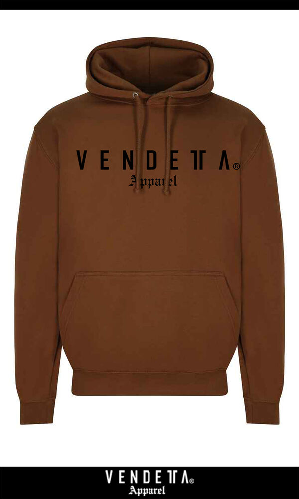 Mikina s Kapucňou UNI / Hoodie Oversize / Hnedá / v1377